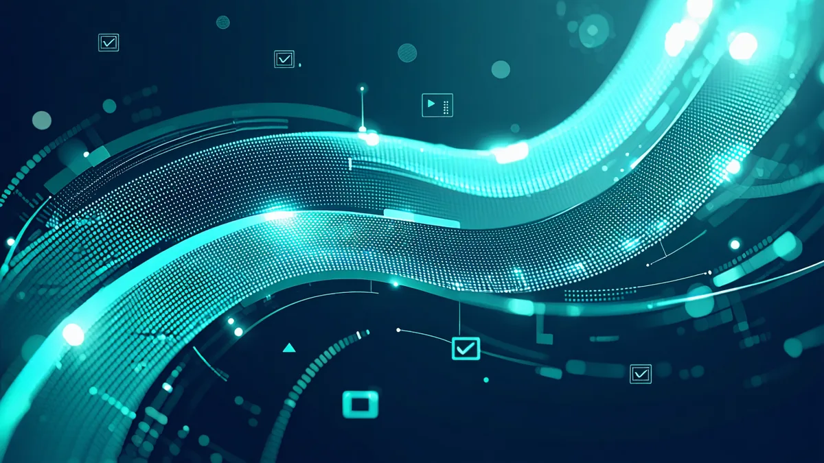 Parallel workflow lanes concept showing simultaneous PA and BV processing paths